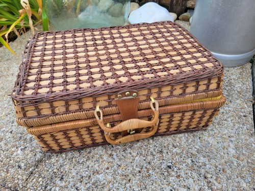Panier osier valise pique - osier,
