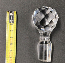 ANCIEN BOUCHON DE CARAFE EN CRISTAL BACCARAT TAILLE A FACETTES