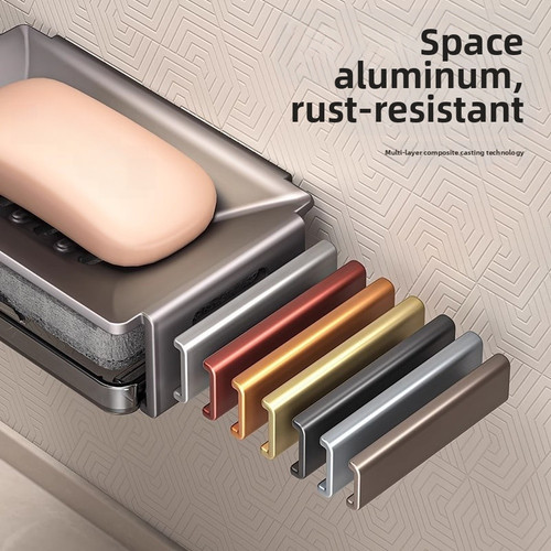 Porte savon aluminium avec - en,