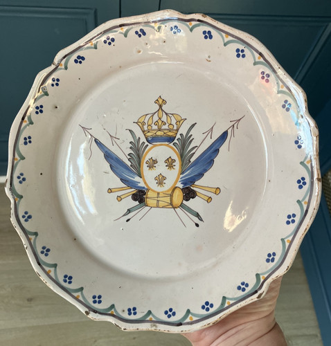 Ancienne assiette faience - ancienne,