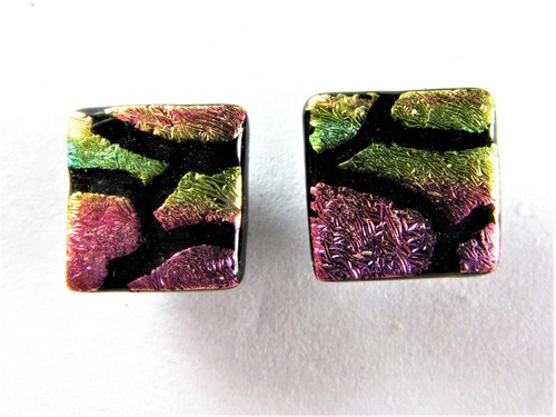 Earrings small post engraved - earrings,
