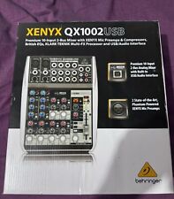 Table Mixage USB Behringer Xenyx QX1002usb