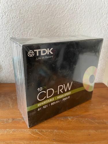 10 cd rw tdk - cd,