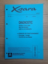(349A) Manuel d'atelier CITROEN Xsara 2 - Diagnostic Multiplexage Aide conduite 