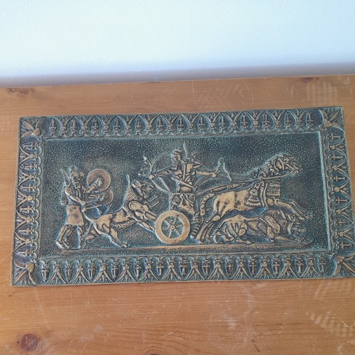 Plaque bronze verrier - plaque, le