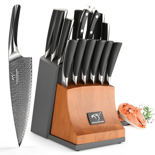 Set couteaux en acier - 15,