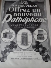 PATHEPHONE + monoplan NIEUPORT