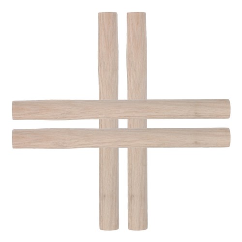 Lot manches en bois pour - ,