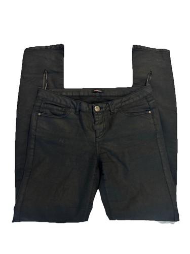 Jean toile enduite noir - enduite, morgan