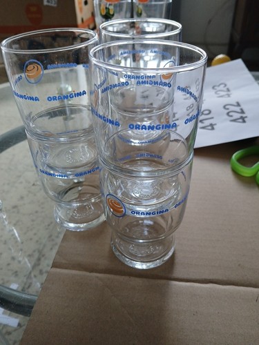 Lot verres orangina - de, 2