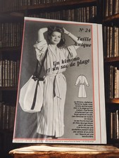 Rare patron de couture vintage