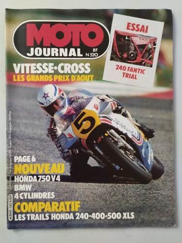 Moto journal 520 - moto, n°520