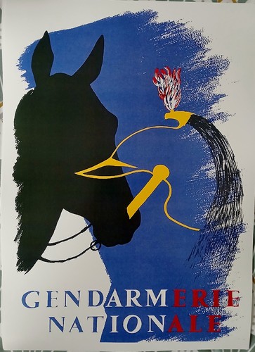 Affiche poster gendarmerie - affiche,