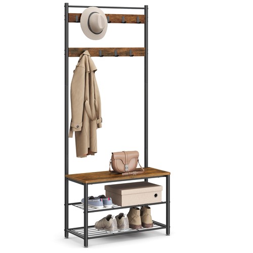 Porte manteau avec étagère - porte-manteau,