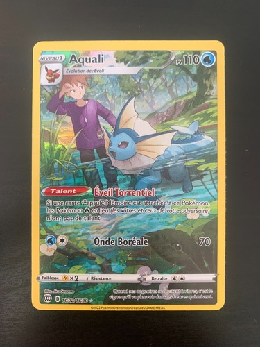 Carte pokémon aquali - carte,
