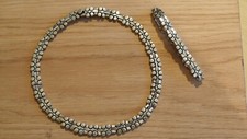 Collier et bracelet en argent