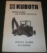 Manuel D'Entretien Des Pièces Pour Pelle KUBOTA M-2068
