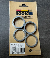 1 Blister De 4 Cales Pilotage Différenciés Look Carbone 1 Et 1/8 " Nouveau Axe