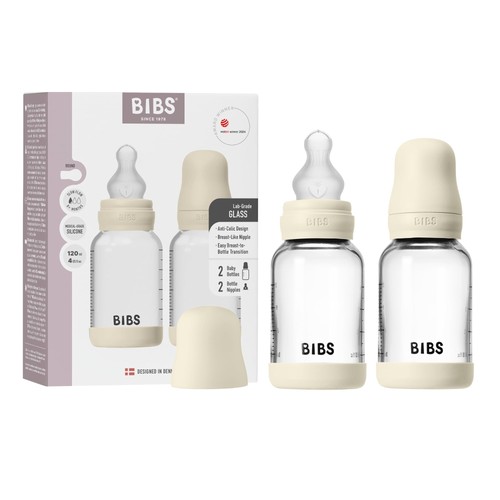 Baby glass bottle - lot, 2