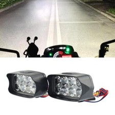 Motos 12V 6500K 8-LED phares