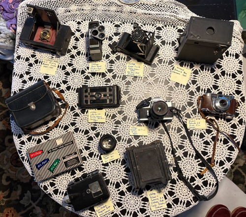 Vintage cameras - vintage,