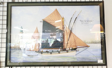 Diorama aquarelle thonier