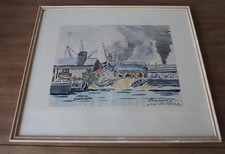Inconnu Peintre - Port Avec