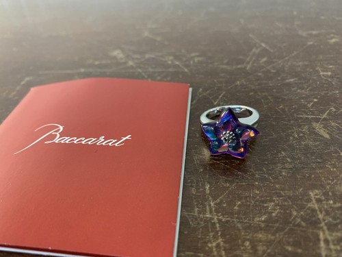 Bague fleur cristal - , de
