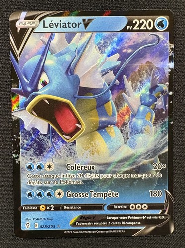 Carte pokémon leviator v - pokémon,