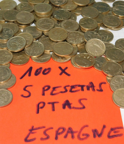 Lot 100 pièces espana monnaie - 100,