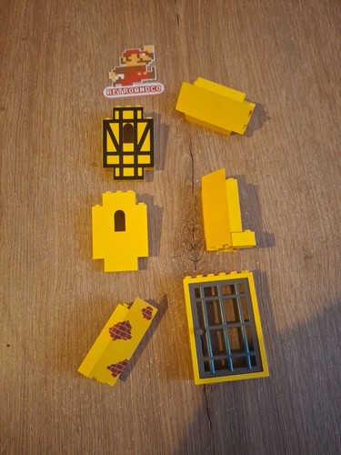 Lot mur jaune - jaune, lego
