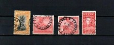 4 timbres Congo Belge