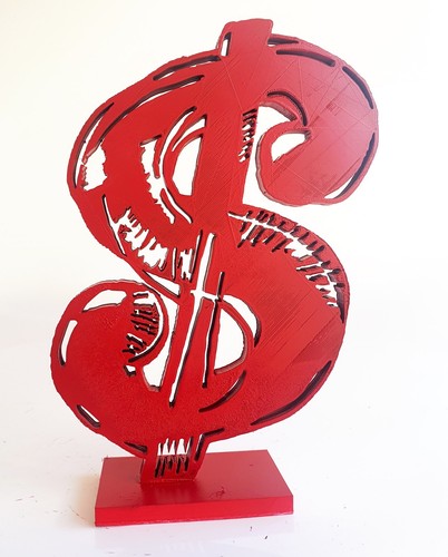 Sculpture dollar warhol - dollar, money