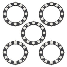 Lot de 5pcs Anneaux LED RVB 12