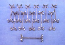 CHRISTOFLE France 12 Knife Rests Set Perles Ball Style Silver Plate