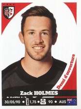 262 ZACK HOLMES # AUSTRALIA STADE TOULOUSAIN TOP 14 STICKER PANINI RUGBY 2018