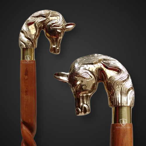 Poignée tête cheval - tête,