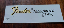 FENDER TELECASTER CUSTOM HEADSTOCK LOGO TETE  GUITARE FENDER TELECASTER  CUSTOM