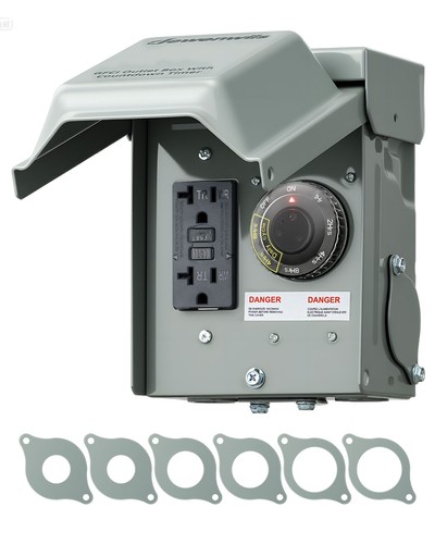 Dewenwils 20a outdoor - dewenwils, timer