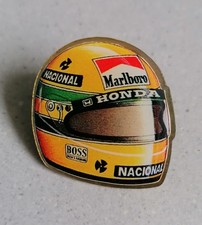 Pin's casque de Formule 1 Ayrton Senna GP F1  Honda 