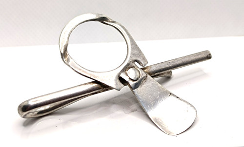 Pince cravate argent - pince,