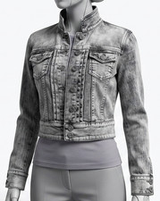 Veste en jean courte