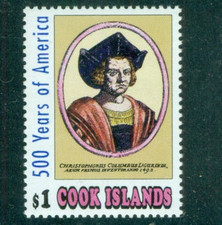 COOK Islands 1991  Discovery of America by Christopher Columbus    MNH