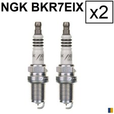 2 bougies NGK iridium BKR7EIX