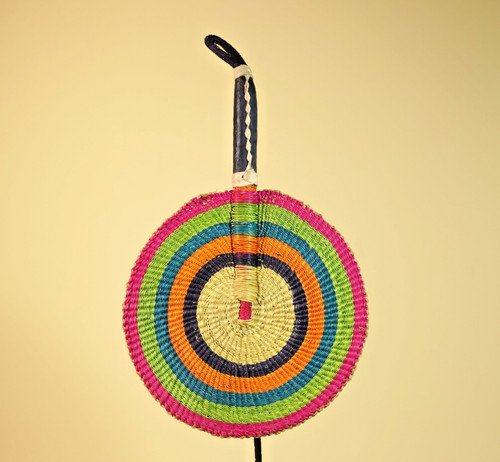 éventail décoratif africain - Éventail,
