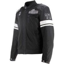 Blouson L Textile CE Helstons Revolte Noir Mech Moto Vintage Harley Indian BMW