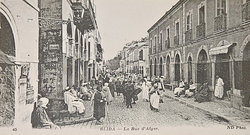 Anciennes carte postale blida - carte,