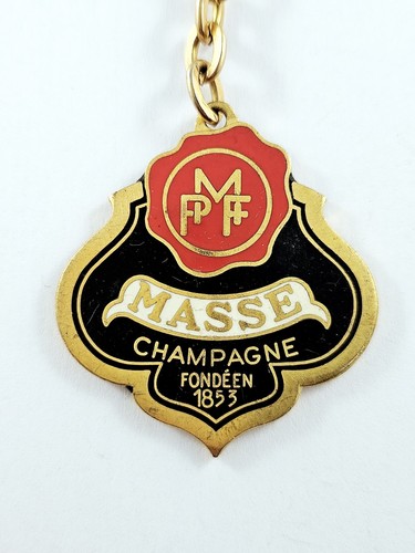 Porte cles champagne massé - champagne,