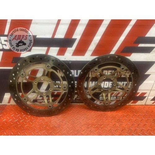 Paire disque frein avant - de,