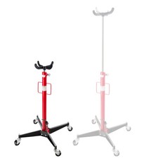 AREBOS Vérin de fosse hydraulique Réglable en hauteur de 105 à 185cm 500Kg Acier